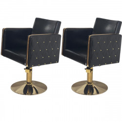 Парикмахерский комплект кресел "Голдиум Блэк З"