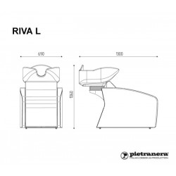 Мойка "RIVA L - JET MASSAGE" парикмахерская
