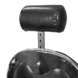 Кресло мужское барбер "Ричард" хромированный каркас