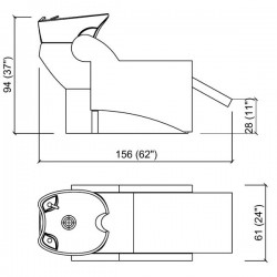Мойка парикмахерская "WASHLOUNGE JUBILEE E"