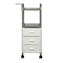 Тележка парикмахерская "Глорис-09" цветные ящики