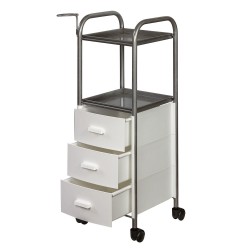 Тележка парикмахерская "Глорис-09" цветные ящики