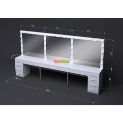 Рабочее место визажиста Bristol K