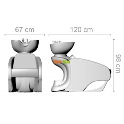 Мойка парикмахерская SKID VIBRO MASSAGE K