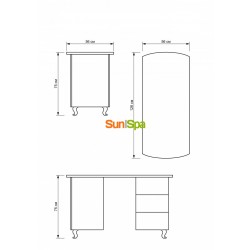 Стол маникюрный Santo K