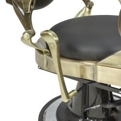 Кресло мужское барбер "Ричард" каркас медного цвета