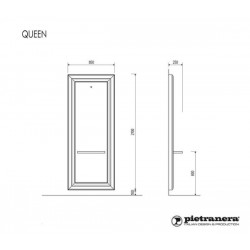 Зеркало "QUEEN" парикмахерское