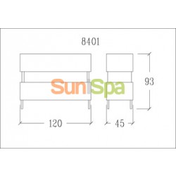 Стойка администратора  Flat light K