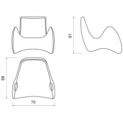 Кресло парикмахерское "Flow Chair"