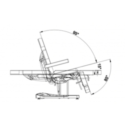 Косметологическое кресло "HZ-3803A" 2 мотора