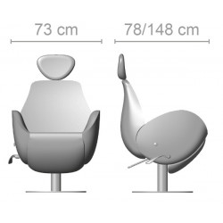Кресло парикмахерское "LEIDY SUPERIOR"