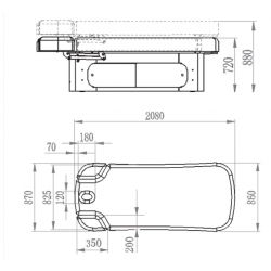 СПА-кушетка "HZ-3381A-5"