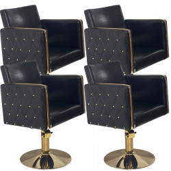 Парикмахерский комплект кресел "Голдиум Блэк З"