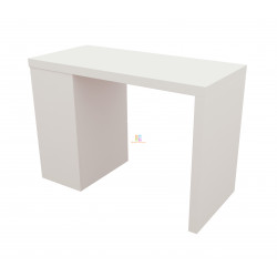 Маникюрный стол белый глянец