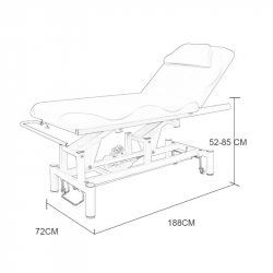 Косметологическая кушетка "HZ-3684A" 1 мотор