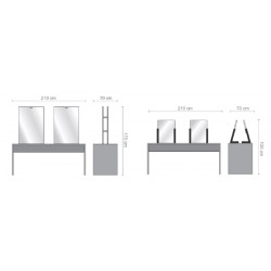 Зеркало парикмахерское "FAIR 4C"