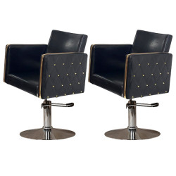 Парикмахерское кресло "Голдиум Блэк"