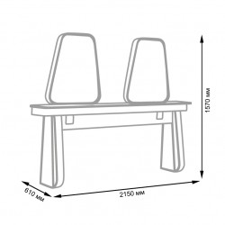 Броу бар "Мирвуд Твин" двухсторонний