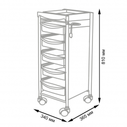 Тележка парикмахерская М-04 K