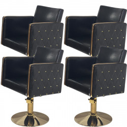 Парикмахерский комплект кресел "Голдиум Блэк З"