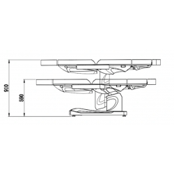 Косметологическое кресло "HZ-3708А" 4 мотора