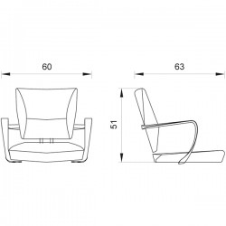Кресло парикмахерское "YULA"
