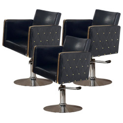 Парикмахерское кресло "Голдиум Блэк"