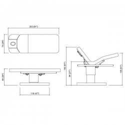 Кушетка массажная "FLEX"