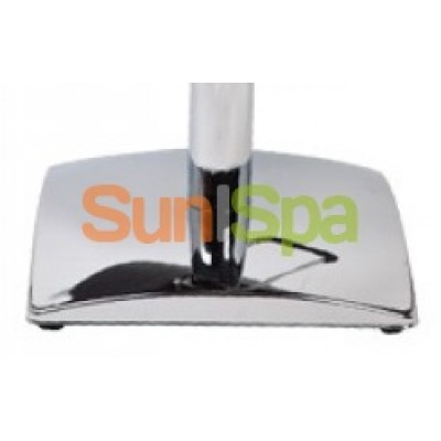 Диск для кресла парикмахерского квадратный хром