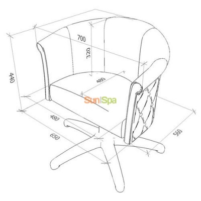 Парикмахерское кресло "Secret"