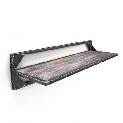 Барбершоп полка для зеркала Detroit K