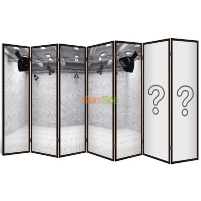 Ширма-перегородка "Рассвет" 7ми секционная