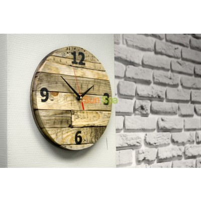 Часы настенные для барбершопа Edmond K