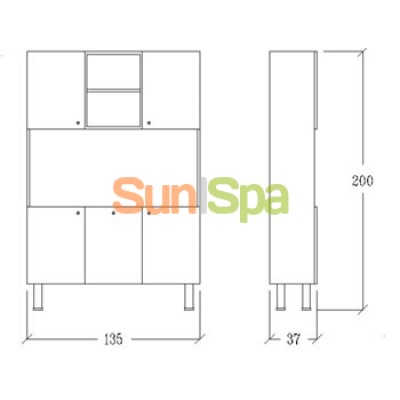 Лаборатория Mobili servizio 8725 K