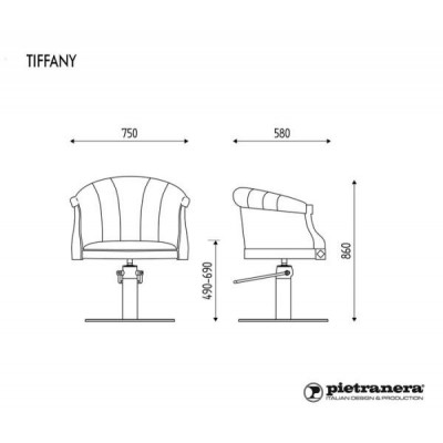 Кресло "TIFFANY" парикмахерское