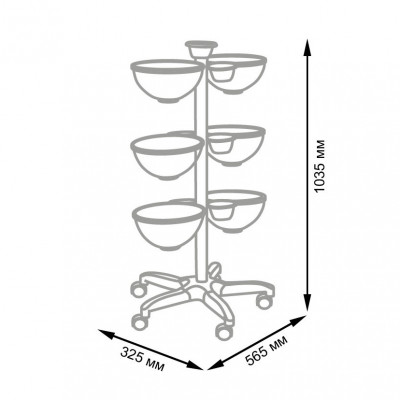 Тележка для аксессуаров "Т-100"