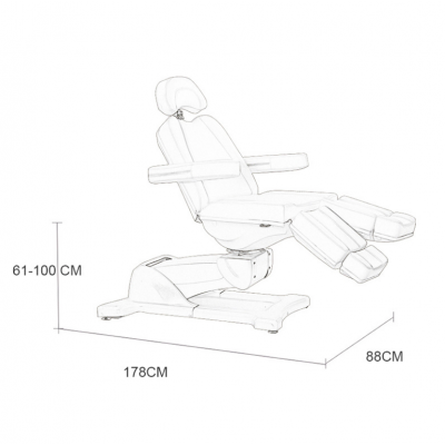 Педикюрное кресло "HZ-3869AS" 5 моторов