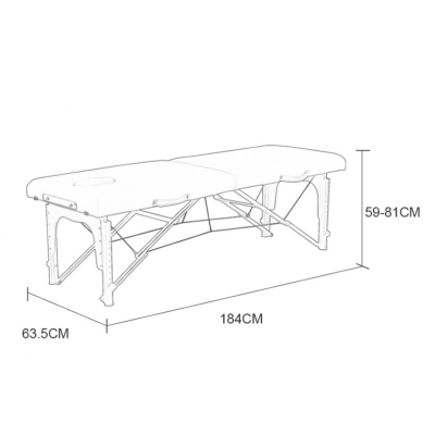 Складной массажный стол "HZ-3385"