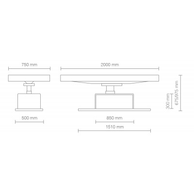 Массажная кушетка "The Ben" with armrests