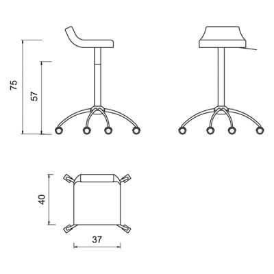 Стул мастера "Okumi Cut"