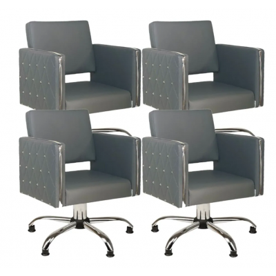 Парикмахерское кресло "Платинум" Gray